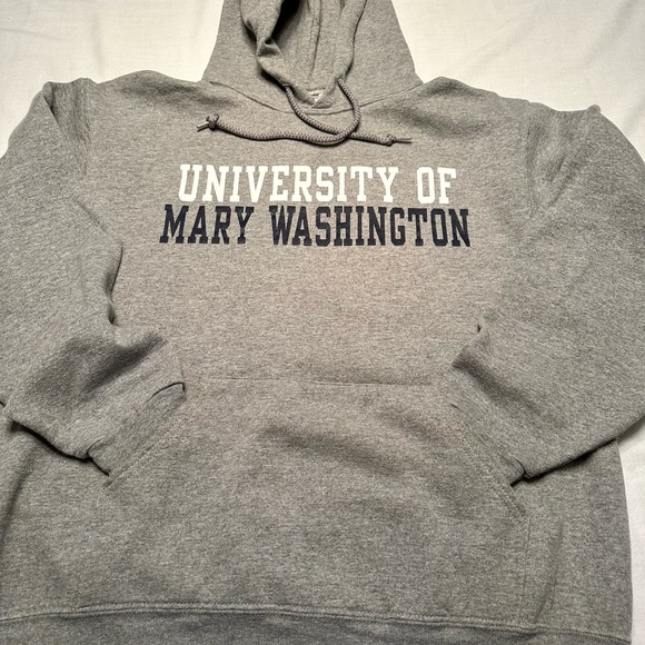 Gray University of Mary Washington hoodie. Size L - Picture 4 of 7